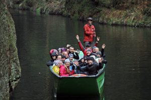 Czeska Szwajcaria - Trytonki w łódce.