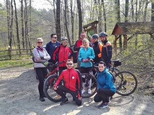 Rowerowe pierwiośnie - Las Kubicki.